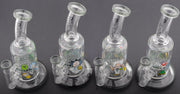 14mm Female HONEYCOMB DISC PERC Dab RIG Wasserpfeife Bong mit 14mm Blumenkopf
