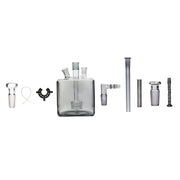 Schwarzer Mega Cube Quadrat Wasserpfeife Bong normal Mk2 Kit