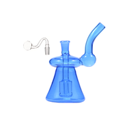 10-mm-Ölbrenner-Set mit flaschenförmigem Glaskopf und Perkolator