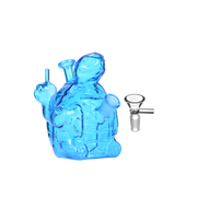 14-mm-Wasserpfeife in Schildkrötenform mit Innengewinde aus Glas