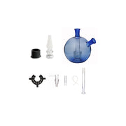 Mega Globe Glas Wasserpfeife Bong Dab Rig Adapter Peitsche Kit für Storz Bickel mächtig mächtig + Crafty +