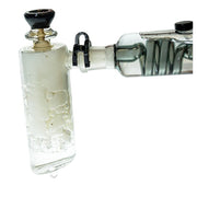 Freeze Glas Bubbler Handpfeife mit Glycerin Kammer 6-Baum Arm percolator Glaspfeife