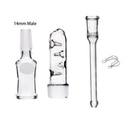 14mm 18mm SS Glasscheibe Elev8r Quarz-Heizung Fackel angetrieben Ball Vaporizer Kit