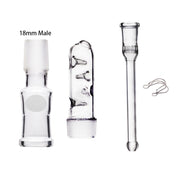 14mm 18mm SS Glasscheibe Elev8r Quarz-Heizung Fackel angetrieben Ball Vaporizer Kit