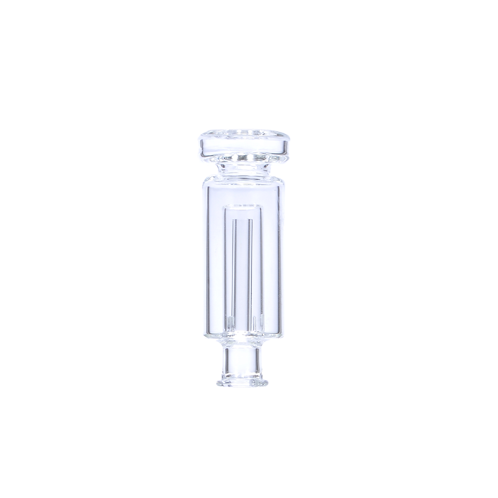 Tragbarer Wasserpfeifen-Bubbler mit gebogenem Glasmundstück für Puffco Pivot