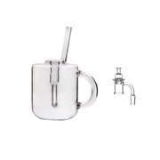 14mm Kaffeebecher Tasse Glas Bubbler Wasserpfeife Bong Dab Rig Kit