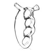 Pulsar Glas Knuckle Bubbler Hand Raucherpfeife