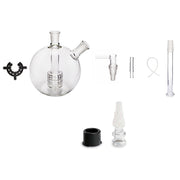 Mega Globe Glas Wasserpfeife Bong Dab Rig Adapter Peitsche Kit für Storz Bickel mächtig mächtig + Crafty +