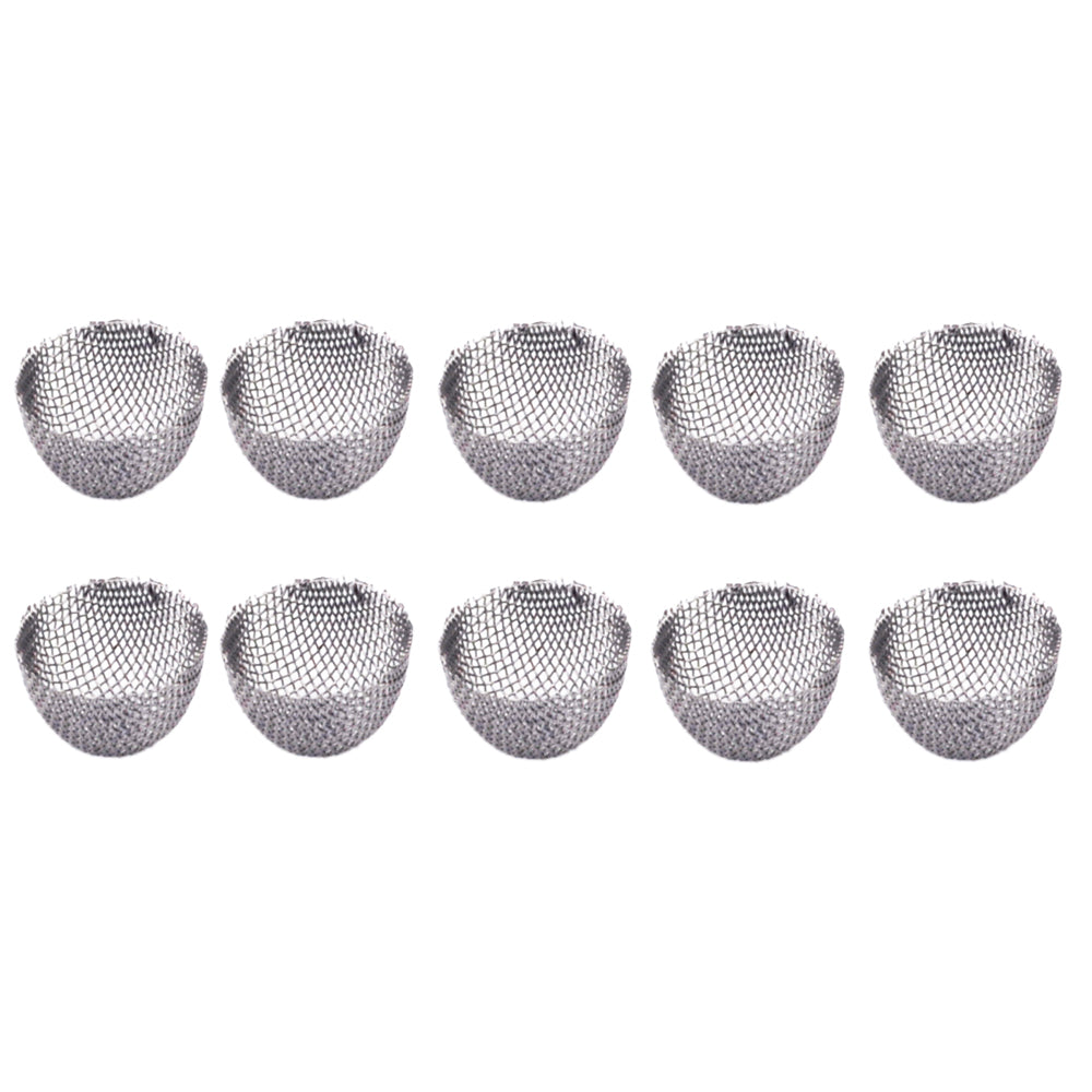 10PCS randlose Korb-Metallsiebe für Dynavap