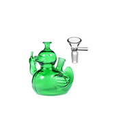 Farbige 14-mm-Glasbong im Duck-Finger-Stil