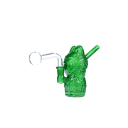 4,5 Zoll, 14 mm, weiblicher Anschluss, Lucky Cat Wasserpfeife/Bong, Glas-Ölbrenner