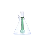 Tragbare 10-mm-Wasserpfeife mit Kugelperlator und Becherform aus Glas