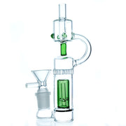 14mm Wasserpfeife Bong Glas Bubbler dab rig wih Schüssel Banger Perkolator Kit