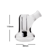 18mm Sherlock dicke Wasserpfeife Glas Bubbler Bong Perlen Perkolator