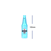 4,5 Zoll tragbare Bierflaschenform 14 mm weibliche Glaswasserpfeife Bubbler Bong