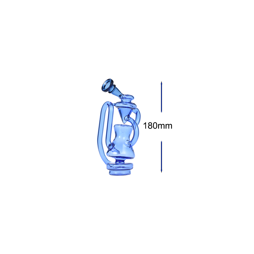 Farbige Recycler-Wasserpfeife Bong Glasaufsatz Ersatzteil für Focus V CARTA 1 2