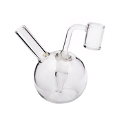 Tragbare Globus 10mm weiblich Tasche Glas Bubbler Wasserpfeife Bong