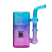 Farbige 10mm Female Matrix Double Perc Wasserpfeife Glasbong