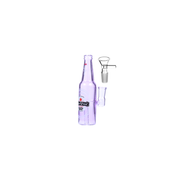 4,5 Zoll tragbare Bierflaschenform 14 mm weibliche Glaswasserpfeife Bubbler Bong