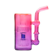 Farbige 10mm Female Matrix Double Perc Wasserpfeife Glasbong