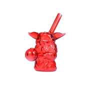 Glas-Bubbler-Ölbrenner-Wasserpfeife in Form von Baby Yoda