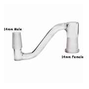 10mm 14mm 18mm männlich zu weiblich sidestep Version Glasadapter für Wasserbong Rohr Dab Rig