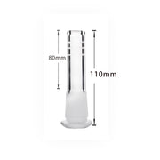 2/2.5/3/3.5/4/4.5/5/5.5/6 Zoll 2PCS 14mm 18mm Ersatz Diffused Bong Downstem Dab Rig Wasserpfeife