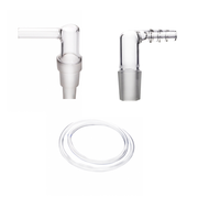 14 mm Bubbler Glas mit 10 mm/14 mm/18 mm 3 in 1 Wasserpfeifen Bong Adapter Kit für Arizer Extreme Q XQ2