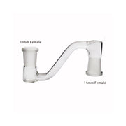 10mm 14mm 18mm männlich zu weiblich sidestep Version Glasadapter für Wasserbong Rohr Dab Rig