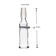 14 mm 18 mm männlich weiblich L XL Eingebauter Glasschirm Elev8R Injektorschale mit rundem Griff