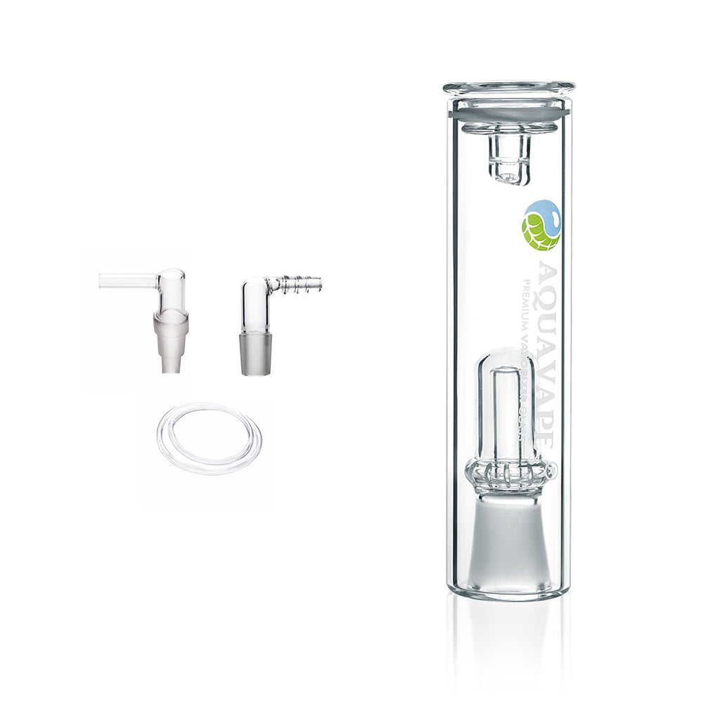 14 mm Bubbler Glas mit 10 mm/14 mm/18 mm 3 in 1 Wasserpfeifen Bong Adapter Kit für Arizer Extreme Q XQ2
