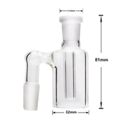 14 mm männlich weiblich 90 und 45 Grad Aschefänger Rückgewinnungsfänger mit Silikonbehälter