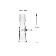 14 mm 18 mm männlich weiblich L XL Eingebauter Glasschirm Elev8R Injektorschale mit rundem Griff