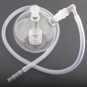 100mm Durchmesser 6 in 1 14mm weiblich Mega Globe Glas Wasserpfeife Bong Bubbler Komplettset