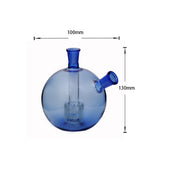 100mm Durchmesser 6 in 1 14mm weiblich Mega Globe Glas Wasserpfeife Bong Bubbler Komplettset