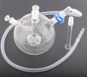 Alles in einem 14 mm weiblichen Mega Globe MK 2  Wasser bong Pfeife Bubbler Glas Komplettset