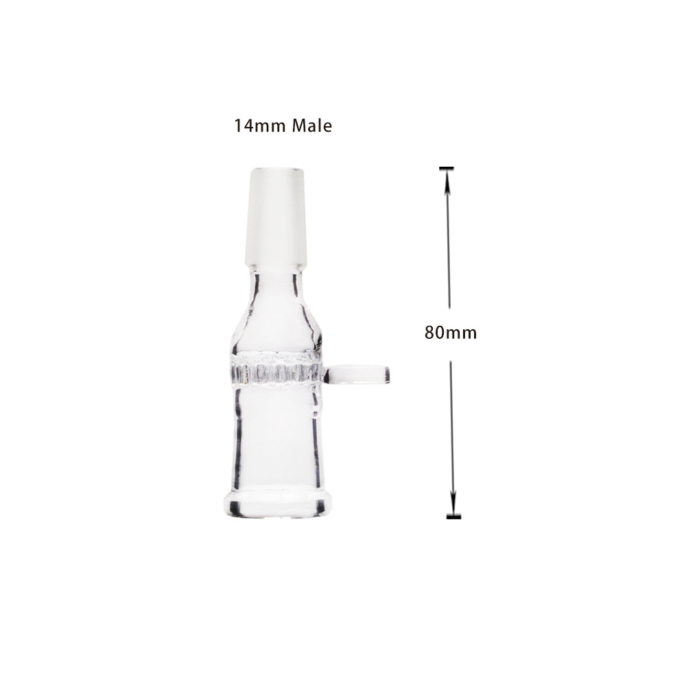 14 mm 18 mm männlich weiblich L XL Eingebauter Glasschirm Elev8R Injektorschale mit rundem Griff