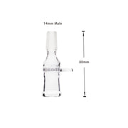 14 mm 18 mm männlich weiblich L XL Eingebauter Glasschirm Elev8R Injektorschale mit rundem Griff