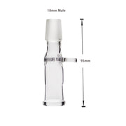 14 mm 18 mm männlich weiblich L XL Eingebauter Glasschirm Elev8R Injektorschale mit rundem Griff