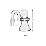 45 und 90 Grad 14 mm Glasrückgewinnungsfänger Trockenaschefänger