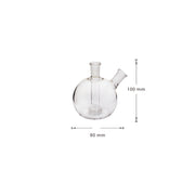 80mm Durchmesser 6 in 1 14 weiblich Mega Globe Wasserpfeife Bong  full start Kit voller Start-Kit