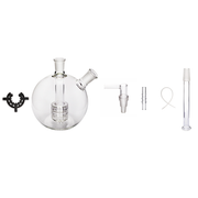 100mm Durchmesser 6 in 1 14mm weiblich Mega Globe Glas Wasserpfeife Bong Bubbler Komplettset