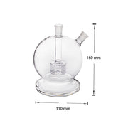 6 in 1 Aktualisierte Flat Earth Version 14mm Mega Globe Glas Wasserpfeife Dab Rig Komplettset
