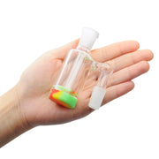 14 mm männlich weiblich 90 und 45 Grad Aschefänger Rückgewinnungsfänger mit Silikonbehälter