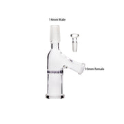 Wasserpfeifen Bong Dab Rig Zubehör 10mm 14mm 18mm Elev8R  Injektorschale aus Glas  Durchgangsadapter