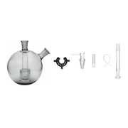 100mm Durchmesser 6 in 1 14mm weiblich Mega Globe Glas Wasserpfeife Bong Bubbler Komplettset