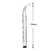 Tinymight & Tinymight 2 Lange 3D Kühlglas Stem Tube gerades und gebogenes Mundstück