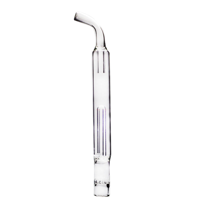 Wasserpfeife Bubbler aus Glas mit Mundstück aus gebogenem Glas für Tinymight und Tinymight 2