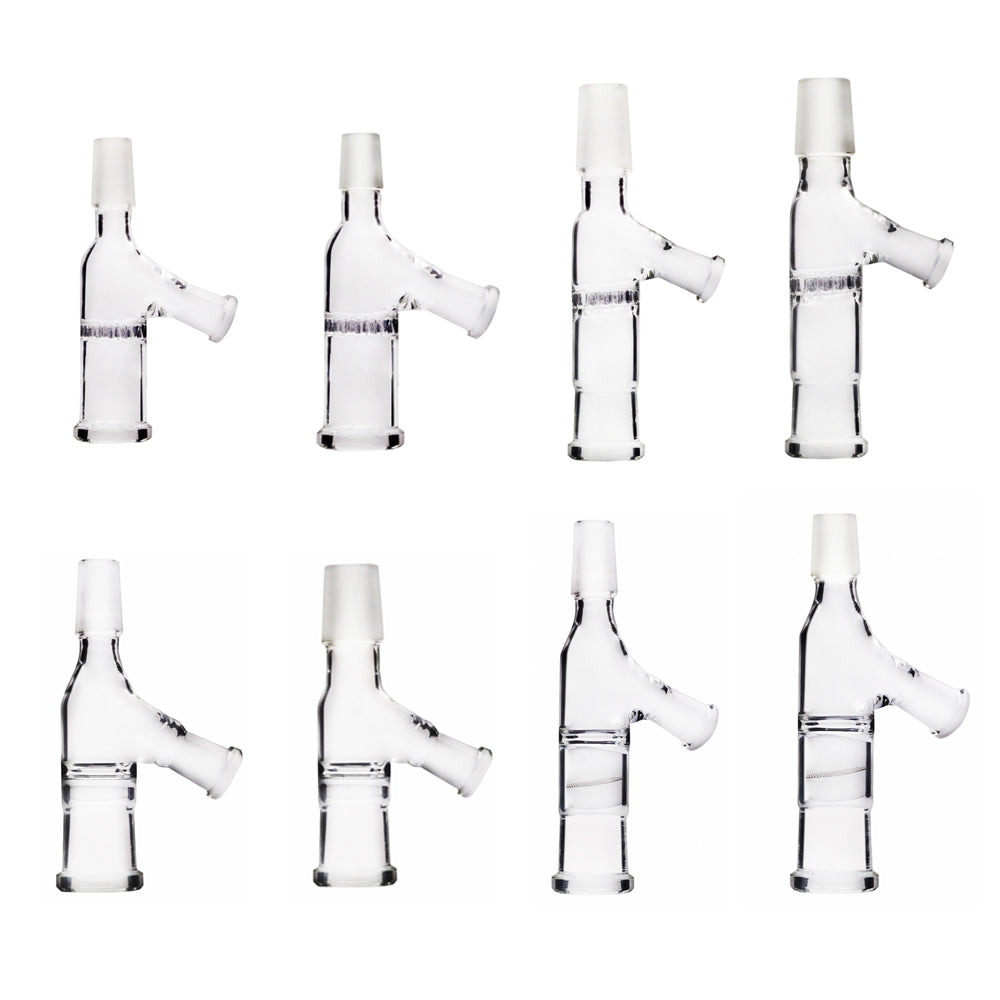 Wasserpfeifen Bong Dab Rig Zubehör 10mm 14mm 18mm Elev8R  Injektorschale aus Glas  Durchgangsadapter