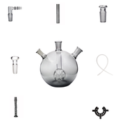 Alles in einem 14 mm weiblichen Mega Globe MK 2  Wasser bong Pfeife Bubbler Glas Komplettset